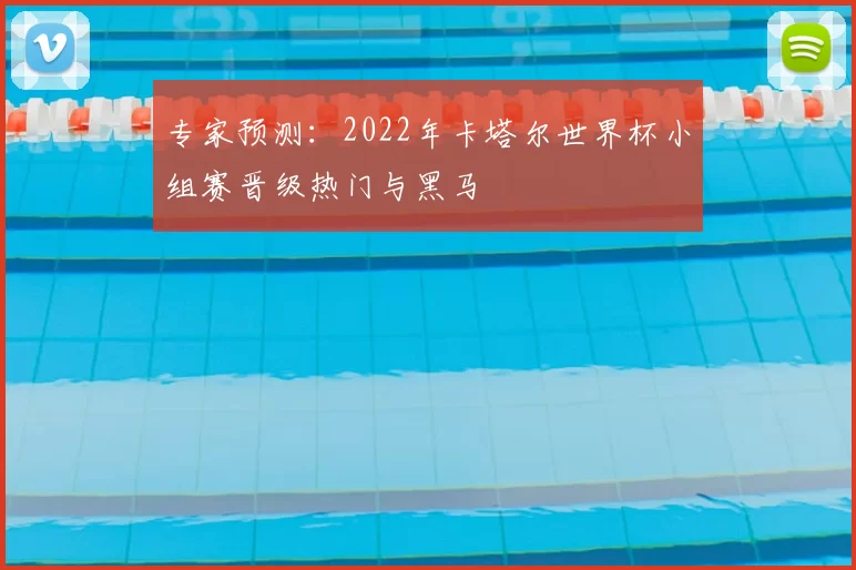专家预测:2022年卡塔尔世界杯小组赛晋级热门与黑马